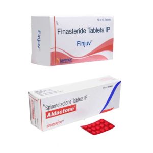 핀페시아 + 알닥톤 aldactone 25mg (피나스테리드 Finasteride 1mg + 스피로노락톤 spironolactone 25mg)