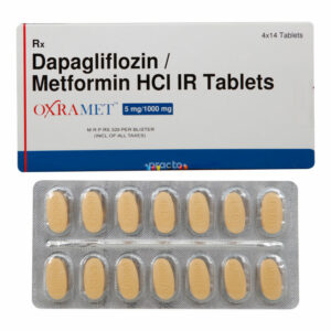 옥스라메트 5/1000mg (다파글리플로진 Dapagliflozin 5mg + 메트포르민 Metformin 1000mg)